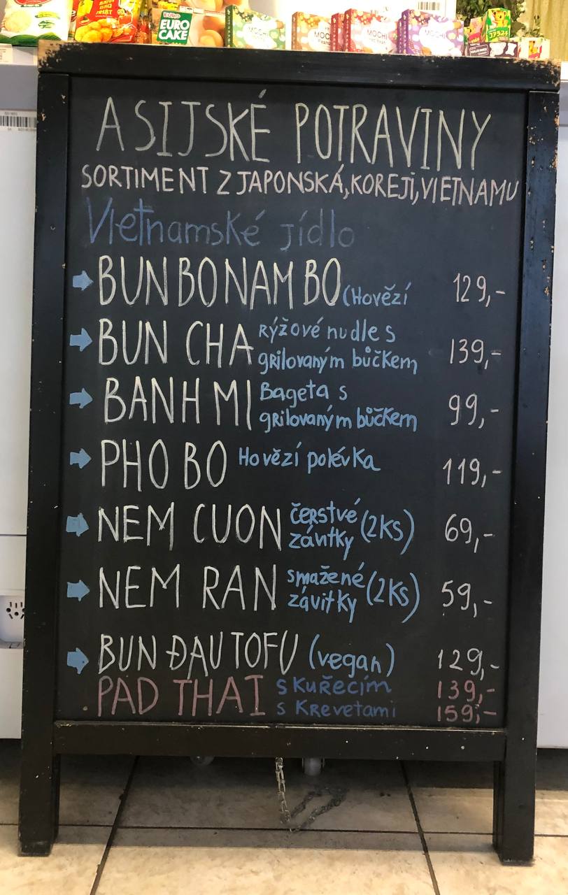 Dulingie menu