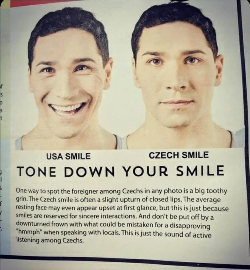 Czech smile